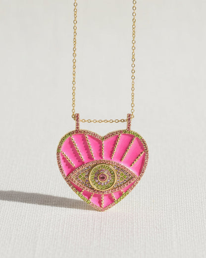 Collar de cuentas multicolor