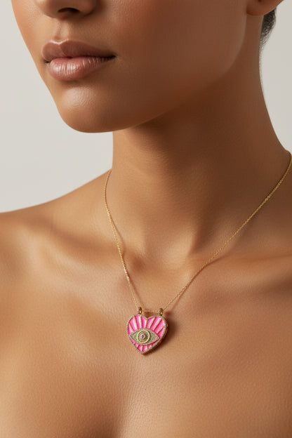 Collar de cuentas multicolor