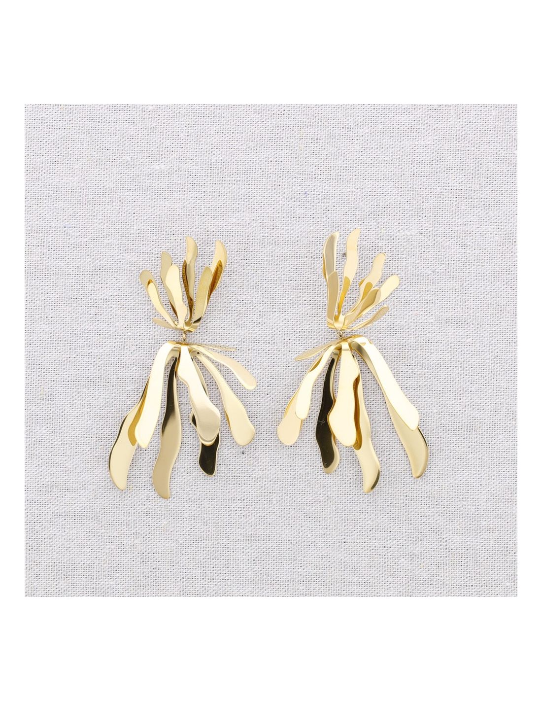 Up Down Earrings - Gold