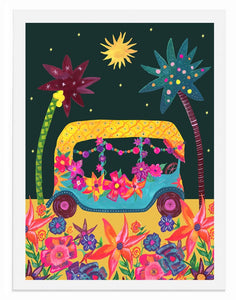 Sunshine Botanical Tuk Tuk - A3 Print