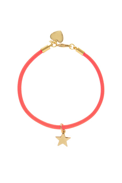 Elastic Fantastic Bracelet - Neon Red