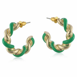 Pendientes de giro verde