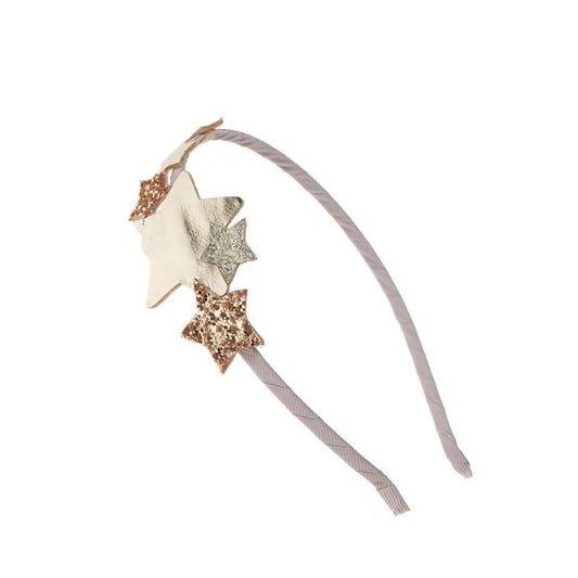 Kids Headband - Gold Stars