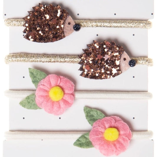 Kids Hair Ties - Hedgehogs