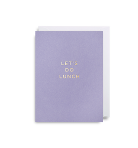 Card - Let's do Lunch