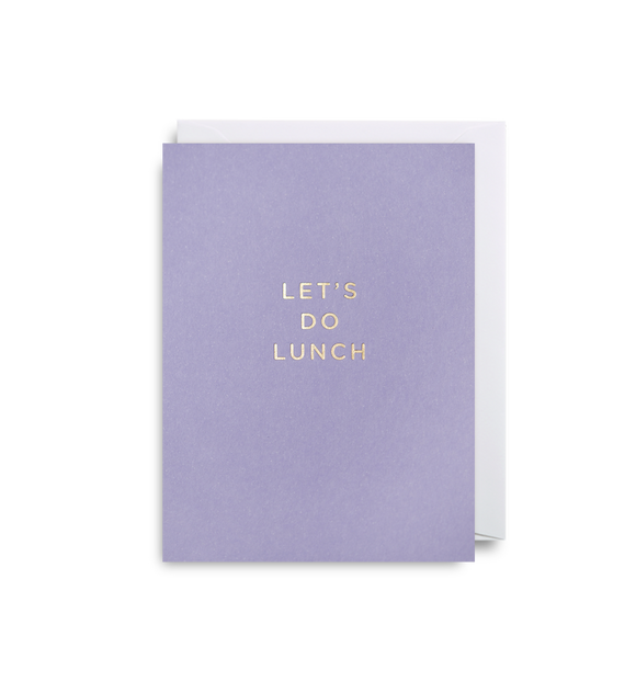 Card - Let's do Lunch