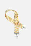 Yellow Zebra bag strap