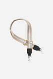 Bag strap - Silver/Gold Stripe