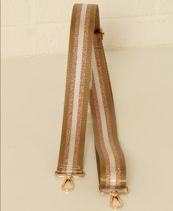 Bag strap - Yellow/Gold Stripe
