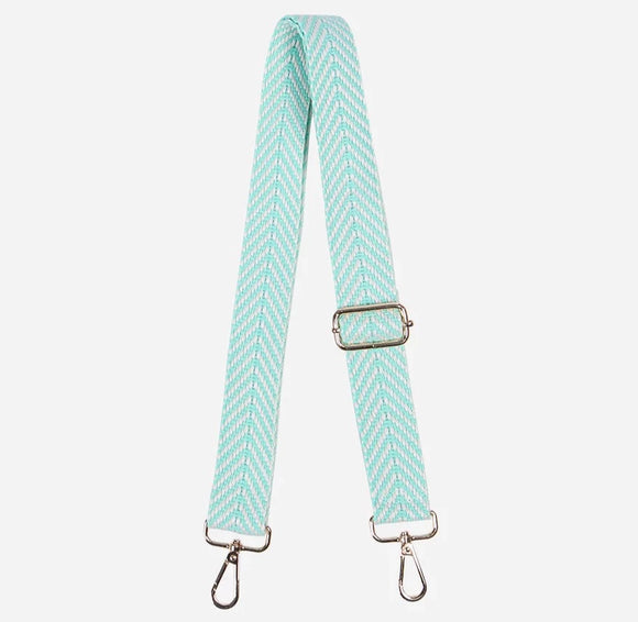 Mint Woven bag strap