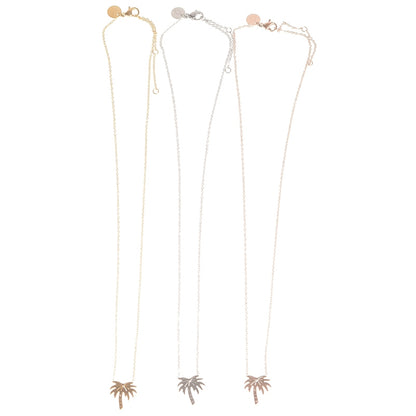 Collier Palmier Délicat - Argent