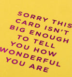 Card - You are Wonderful