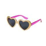 Kids Sparkle Heart sunglasses