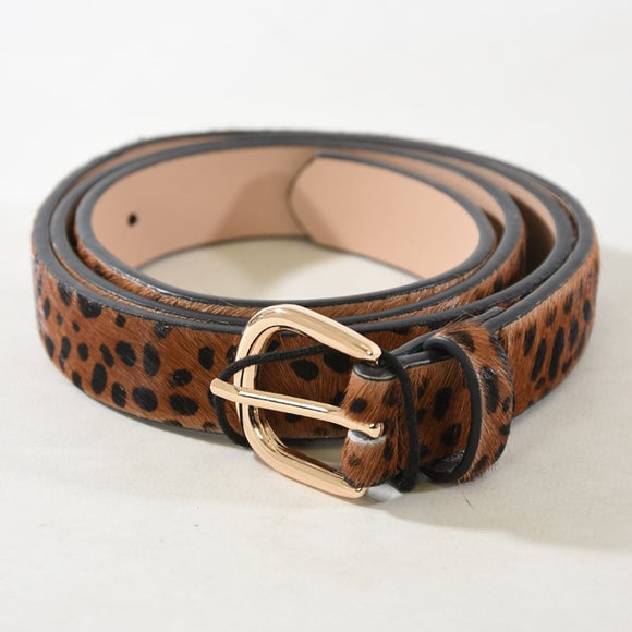 Belt - Brown Dalmation