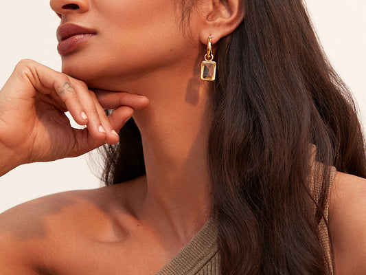 Stunning Lemon Drop Hoops