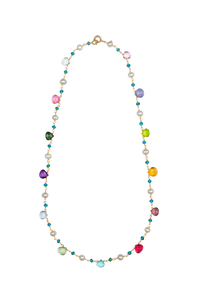 Multi coloured Glass Necklace