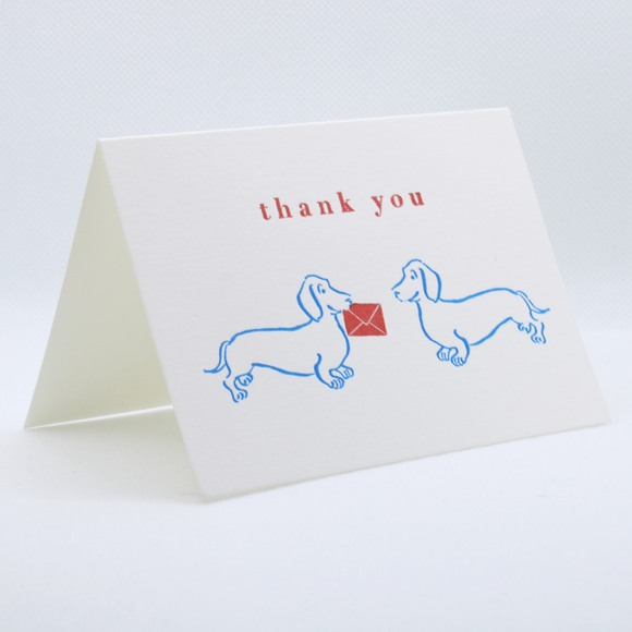 Card - Thank you Dachund