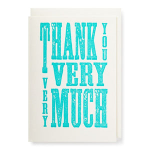 Card - Thank you Very Much
