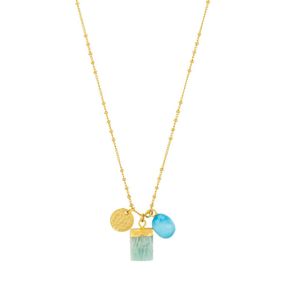 Turquoise charm Necklace