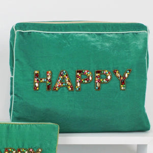 Sac en velours perlé - HAPPY