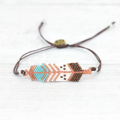 Pulseras de playa con cuentas