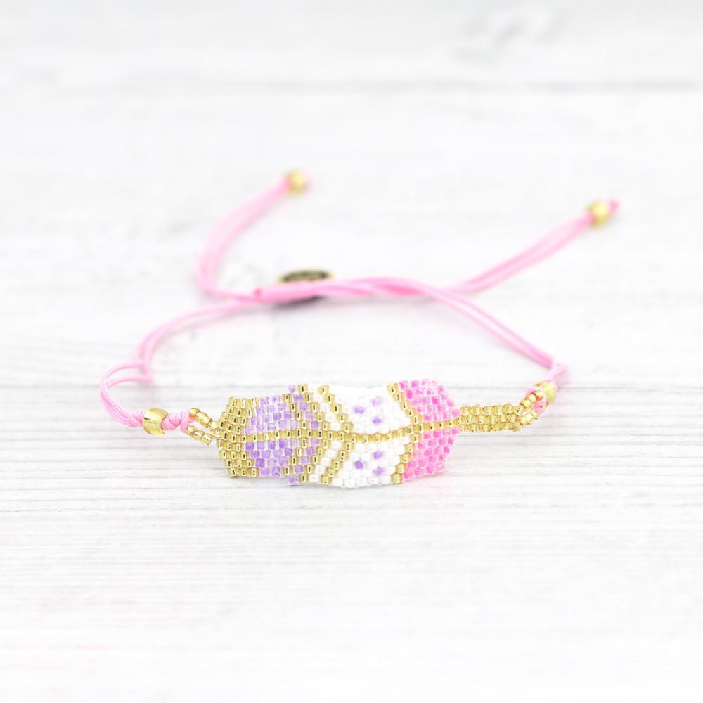 Pulseras de playa con cuentas