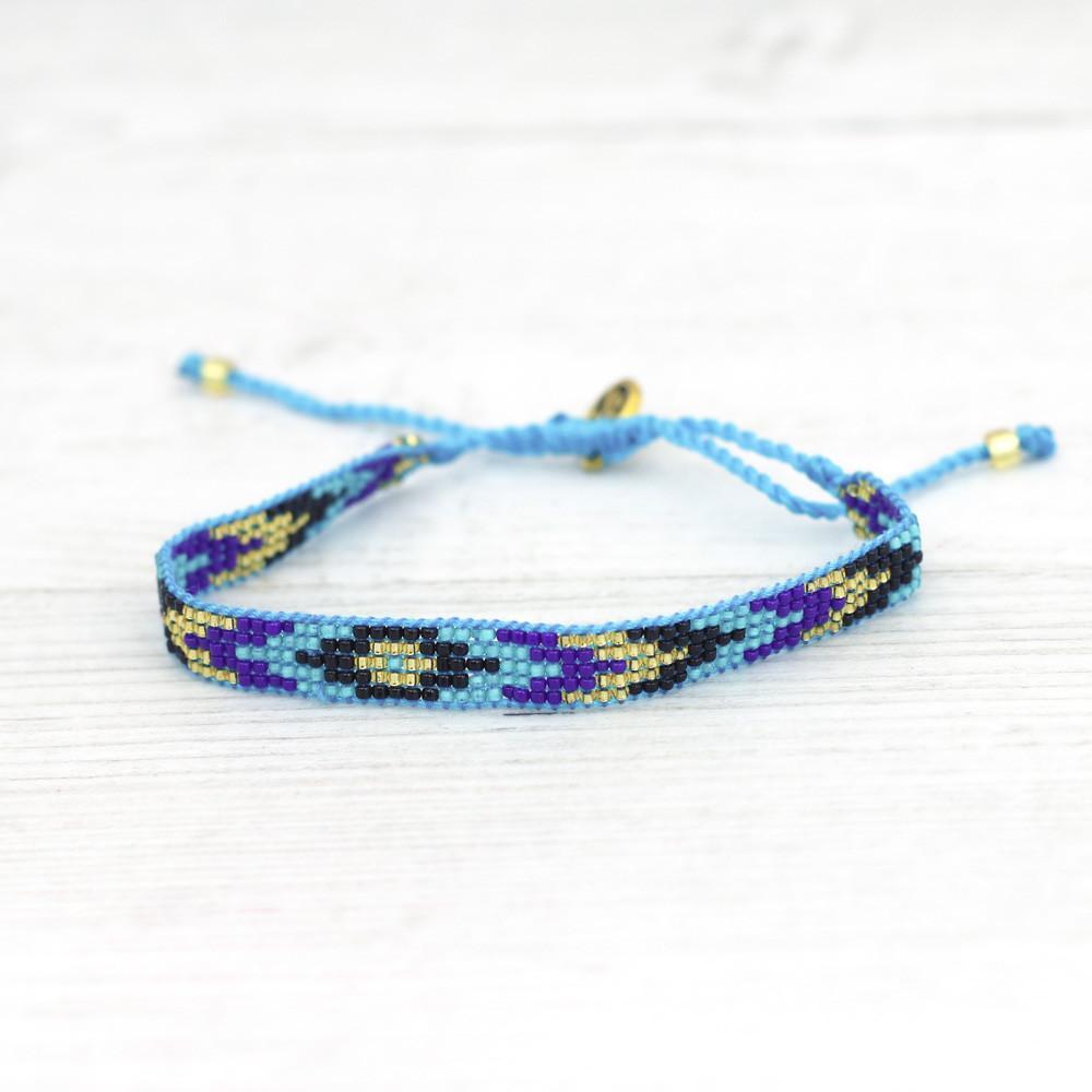 Pulseras de playa con cuentas