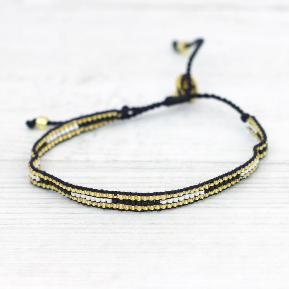 Pulseras de playa con cuentas