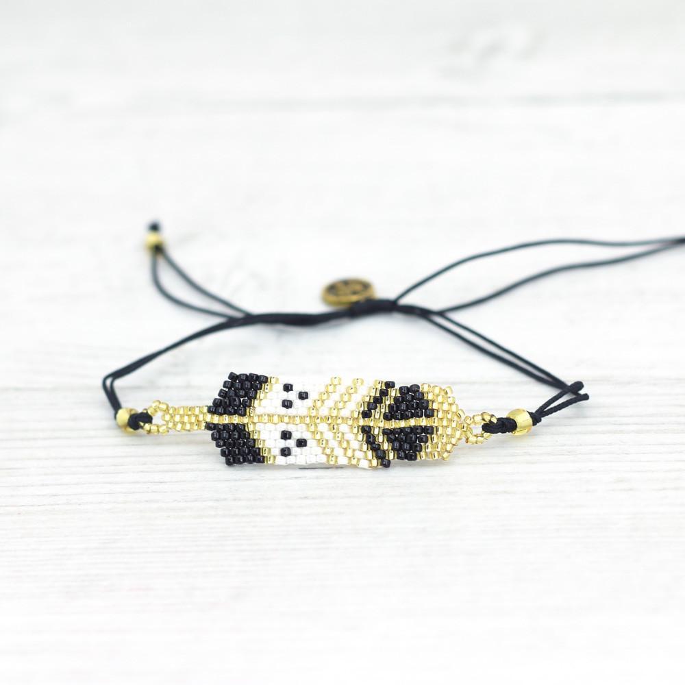 Pulseras de playa con cuentas