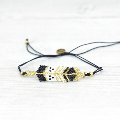 Pulseras de playa con cuentas