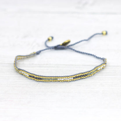 Pulseras de playa con cuentas