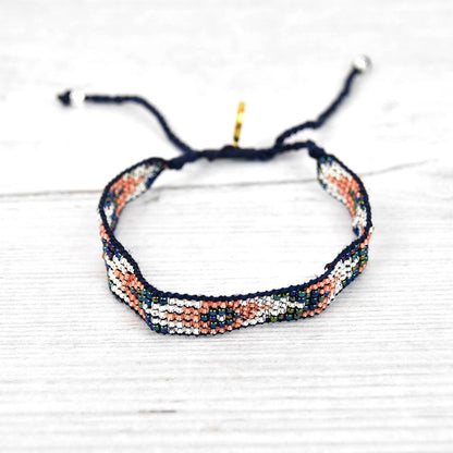 Pulseras de playa con cuentas