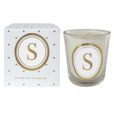 Small Gold Letter Candles