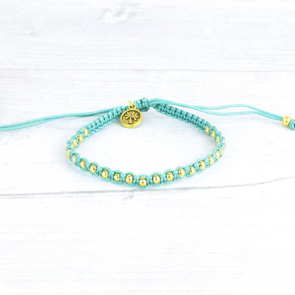 Gold dotted adjustable bracelets