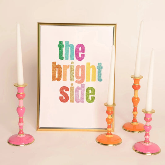 Medium Pink Candlestick