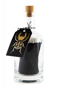 Giant Matches in a Bottle - Black Bug
