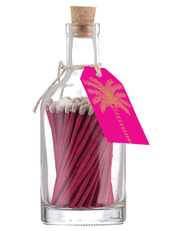Giant Matches in a Bottle - Pink Palm