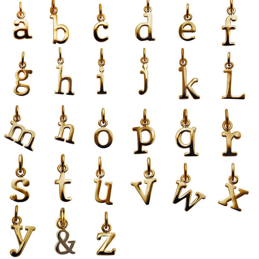 Letter Charm - Gold