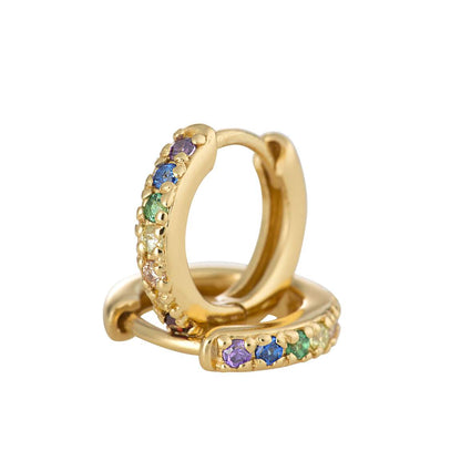 Gold rainbow huggies