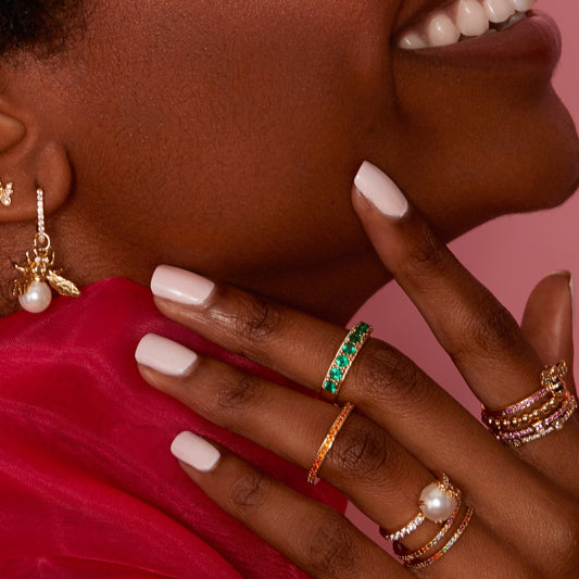 Green Stone Ring