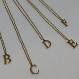 Initial Necklaces - Gold