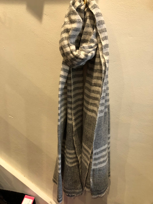 Cashmere mix  striped Scarf