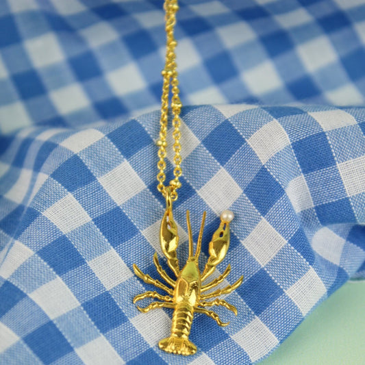 Lobster Pendant Necklace