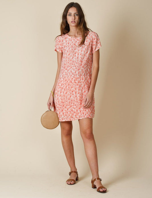 Orange flower Dress