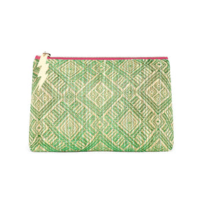 Green Metallic Medium Clutch