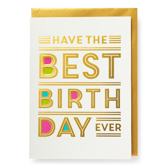 Card - Best Birthday
