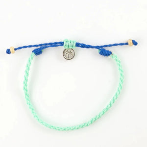 Turquoise cord bracelet