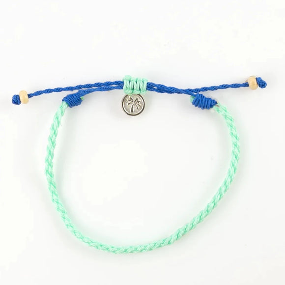 Turquoise cord bracelet