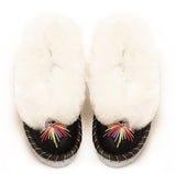 Slippers - Rainbow embroidered