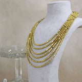 Gold Multi stranded necklace